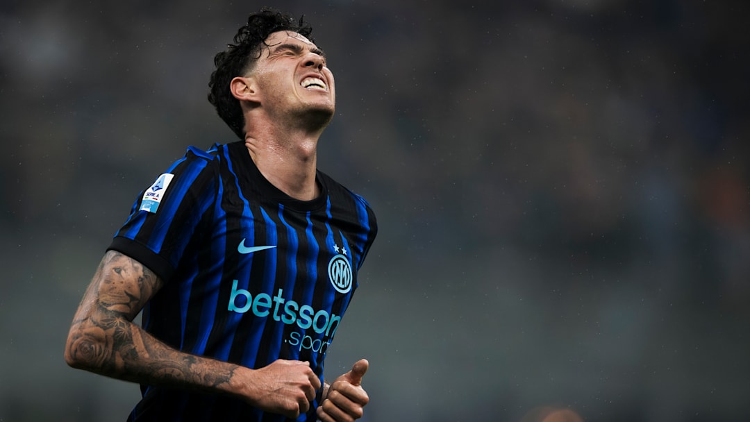 Alessandro Bastoni of FC Internazionale looks dejected