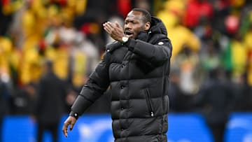 Pape Thiaw a demandé à ses joueurs de quitter la pelouse après le pénalty accordé au Maroc.