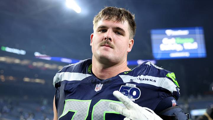 Grey Zabel of the Seattle Seahawks