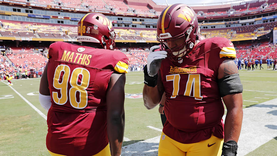 Commanders Waive SecondRound Pick Defensive Tackle Ahead of Week 17