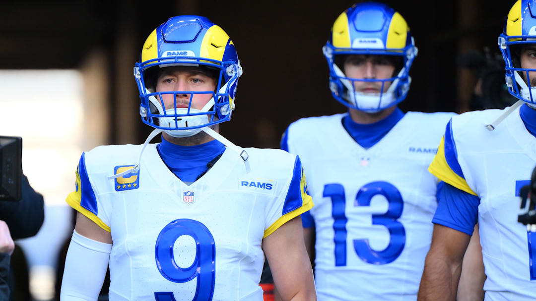 Jan 25, 2026; Seattle, WA, USA; Los Angeles Rams quarterback Matthew Stafford (9) walks on field before the 2026 NFC Championship Game against the Seattle Seahawks at Lumen Field. Mandatory Credit: Steven Bisig-Imagn Images Jan 25, 2026; Seattle, WA, USA; Los Angeles Rams quarterback Matthew Stafford (9) walks on field before the 2026 NFC Championship Game against the Seattle Seahawks at Lumen Field. Mandatory Credit: Steven Bisig-Imagn Images