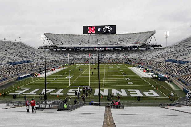 A general view of Beaver Stadium prior to the game between the Penn State Nittany Lions and the Nebraska Cornhuskers. 