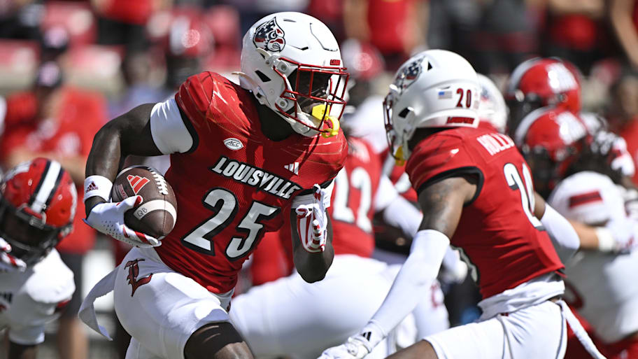 Sophomore running back Isaac Brown helms a new-look Louisville team that hopes to challenge for the ACC crown. | Jamie Rhodes-Imagn Images