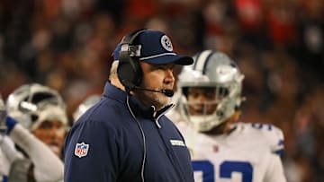 Oct 27, 2024; Santa Clara, California, USA; Dallas Cowboys head coach Mike McCarthy on the sideline during the third quarter against the San Francisco 49ers at Levi's Stadium. Mandatory Credit: Kelley L Cox-Imagn Images