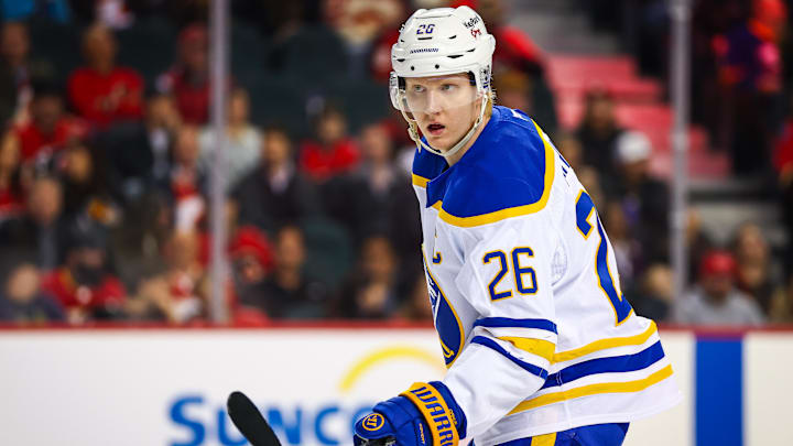 Buffalo Sabres defenseman Rasmus Dahlin