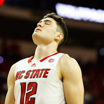 NC State basketball guard Michael O'Connell