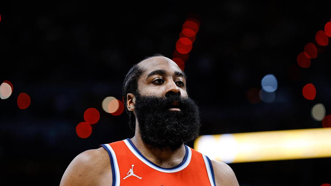 Apr 21, 2025; Denver, Colorado, USA; Los Angeles Clippers guard James Harden (1) in the third quarter against the Denver Nuggets during game two of first round for the 2025 NBA Playoffs at Ball Arena. Mandatory Credit: Isaiah J. Downing-Imagn Images Apr 21, 2025; Denver, Colorado, USA; Los Angeles Clippers guard James Harden (1) in the third quarter against the Denver Nuggets during game two of first round for the 2025 NBA Playoffs at Ball Arena. Mandatory Credit: Isaiah J. Downing-Imagn Images
