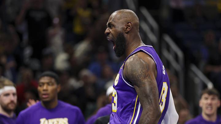 Los Angeles Lakers forward LeBron James.