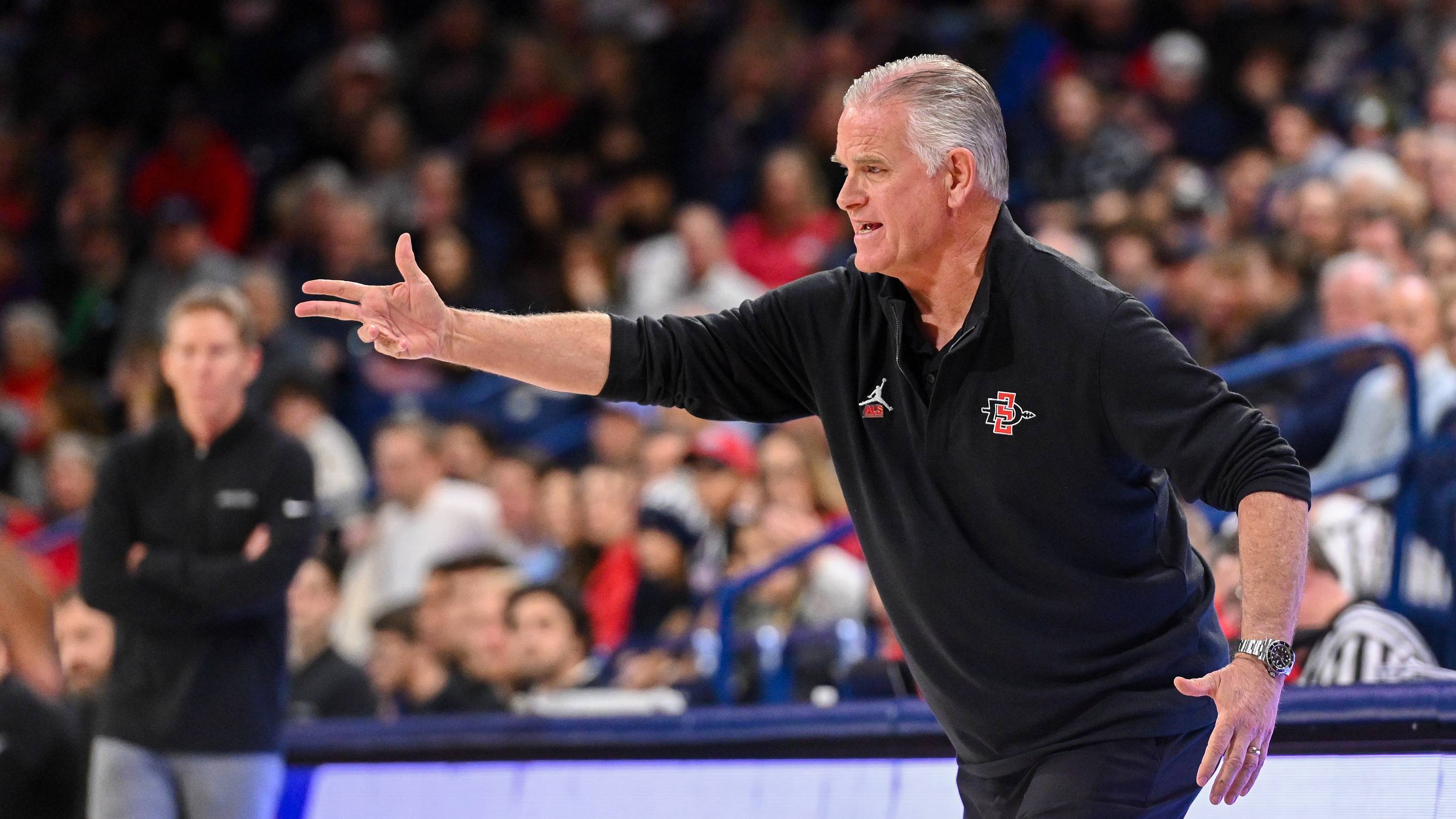 San Diego State head coach Brian Dutcher.