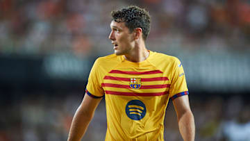 Andreas Christensen of FC Barcelona seen in action during...