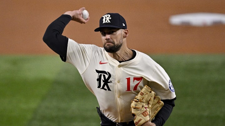 Texas Rangers starting pitcher Nathan Eovaldi led his team to a 5-0 record in his starts last month.
