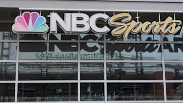 A Philadelphia Eagles Bud Light advertisement at the NBC Sports Arena Philadelphia - Xfinity Live!  on Feb. 13.