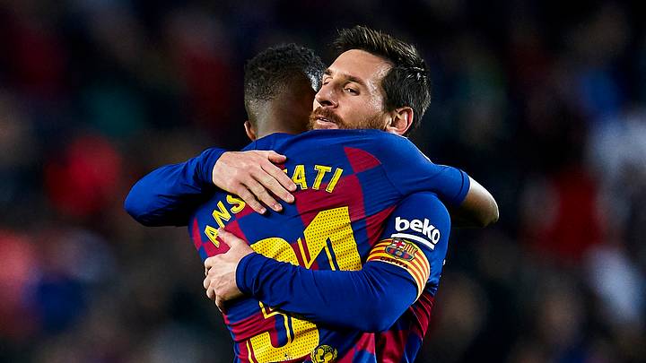 Anssumane Fati, Lionel Messi