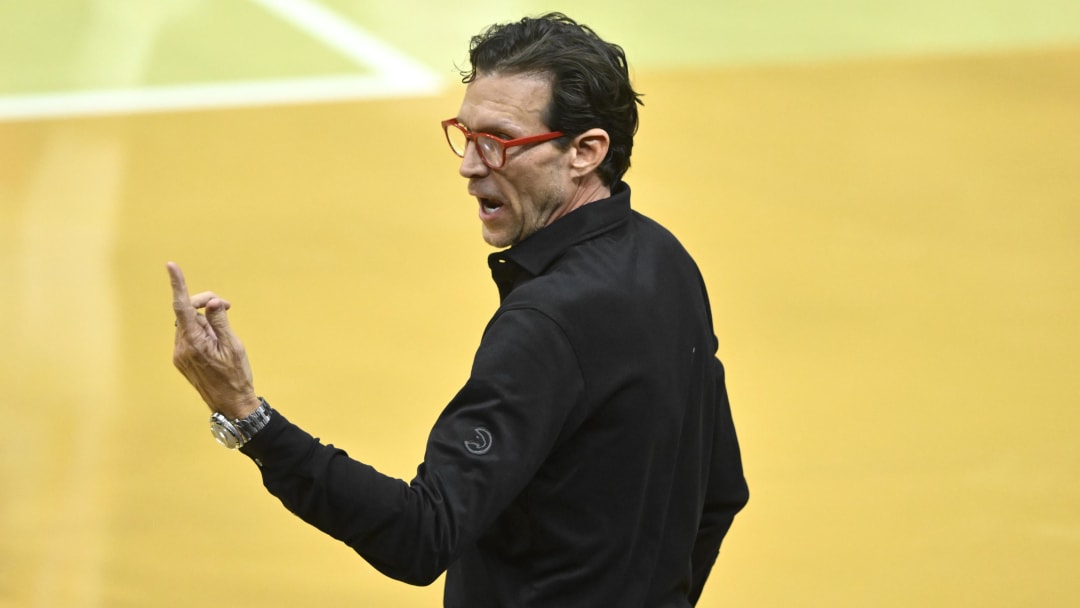 Atlanta Hawks head coach Quin Snyder