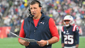 Sep 7, 2025; Foxborough, Massachusetts, USA; New England Patriots head coach Mike Vrabel during the second half at Gillette Stadium.
