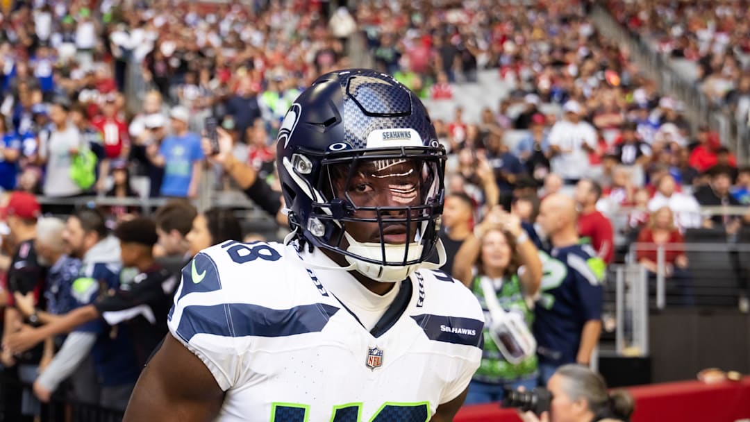 Seattle Seahawks linebacker Tyrice Knight against the Arizona Cardinals at State Farm Stadium.