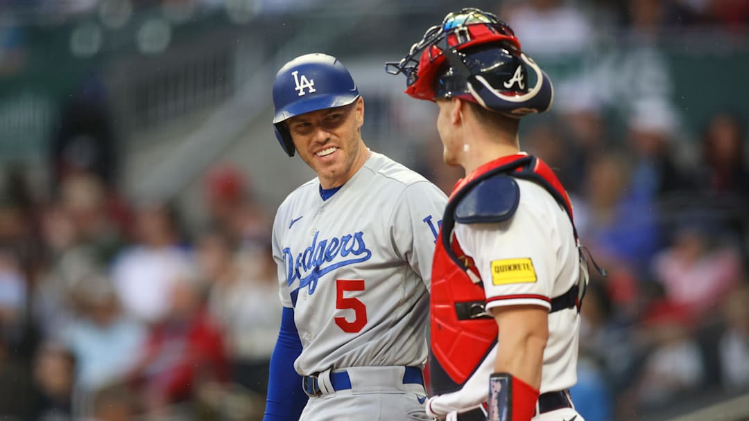 There will be plenty of storylines to keep track of during the Atlanta Braves- Los Angeles Dodgers series T. Mandatory Credit: Brett Davis-Imagn Images