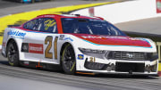 Apr 6, 2024; Martinsville, Virginia, USA; NASCAR Cup Series driver Harrison Burton (21) during practice at Martinsville Speedway. Photo Credit