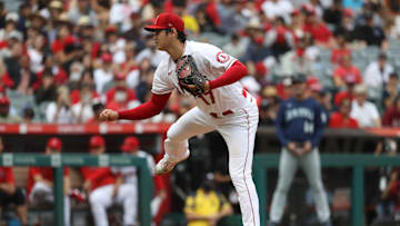 Sep 26, 2021; Anaheim, California, USA; Los Angeles Angels starting pitcher Shohei Ohtani (17)