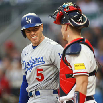 There will be plenty of storylines to keep track of during the Atlanta Braves- Los Angeles Dodgers series T. Mandatory Credit: Brett Davis-Imagn Images