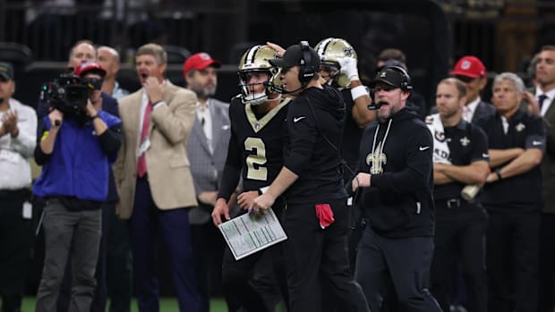 New Orleans Saints quarterback Spencer Rattle