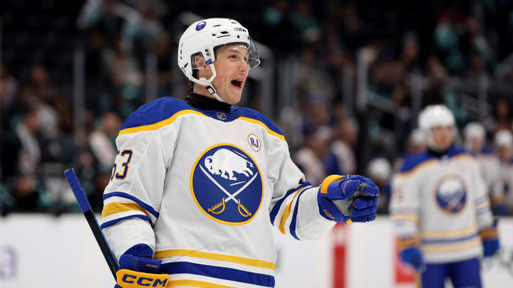 Buffalo Sabres v Seattle Kraken. Jeff Skinner's upcoming season could be defined by outstanding playmaking skills and a good plus/minus rating.