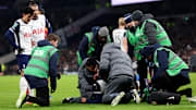 Rodrigo Bentancur received extensive medical treatment in the first half of Tottenham's Carabao Cup semi-final