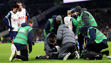 Rodrigo Bentancur received extensive medical treatment in the first half of Tottenham's Carabao Cup semi-final