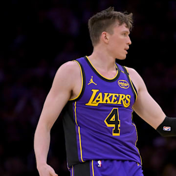 Los Angeles Lakers guard Dalton Knecht.