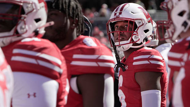 Wisconsin cornerback Xavier Lucas 