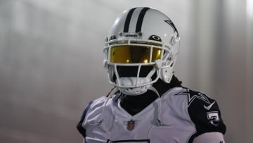 Dec 29, 2022; Nashville, Tennessee, USA; Dallas Cowboys cornerback Trevon Diggs (7) takes the field before the game against the Tennessee Titans at Nissan Stadium.
