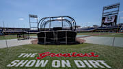 A general view of Charles Schwab Field in Omaha, Nebraska, site of the 2025 Big Ten Baseball Tournament. 