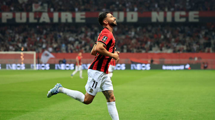 Morgan Sanson, joueur de l'OGC Nice Morgan Sanson, joueur de l'OGC Nice