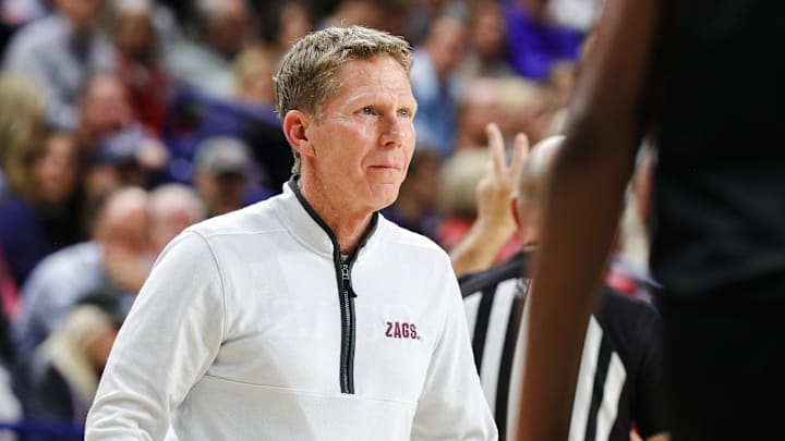 Gonzaga Bulldogs head coach Mark Few. Gonzaga Bulldogs head coach Mark Few.