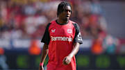 Jeremie Frimpong im Leverkusen-Trikot. Schon bald könnte er für den FC Liverpool auflaufen.