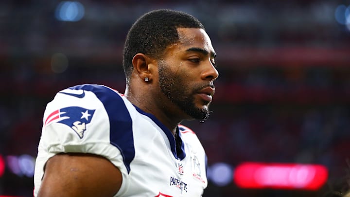 Feb 5, 2017; Houston, TX, USA; New England Patriots cornerback Malcolm Butler (21) against the Atlanta Falcons during Super Bowl LI at NRG Stadium.