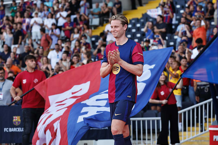 Frenkie de Jong bisa meninggalkan Barcelona musim panas ini. / IMAGO/AFLOSPORT