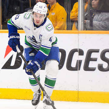 Vancouver Canucks defenseman Quinn Hughes