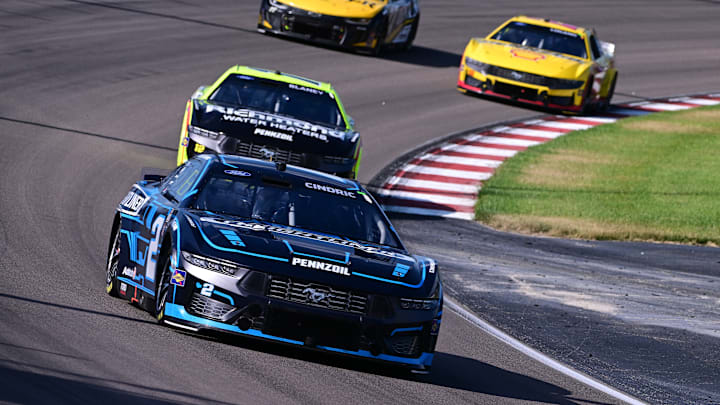 Austin Cindric, Ryan Blaney, Team Penske, Enjoy Illinois 300, Gateway, NASCAR