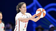 Washington Mystics guard Sonia Citron is a great prop target on Thursday.