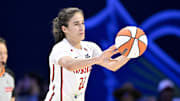 Washington Mystics guard Sonia Citron is a solid prop target on Thursday.