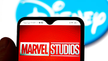 Marvel Studios and Disney Plus logos.