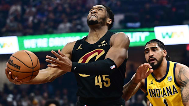 Cleveland goalkeeper Donovan Mitchell.