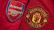 Manchester United and Arsenal Club Crests