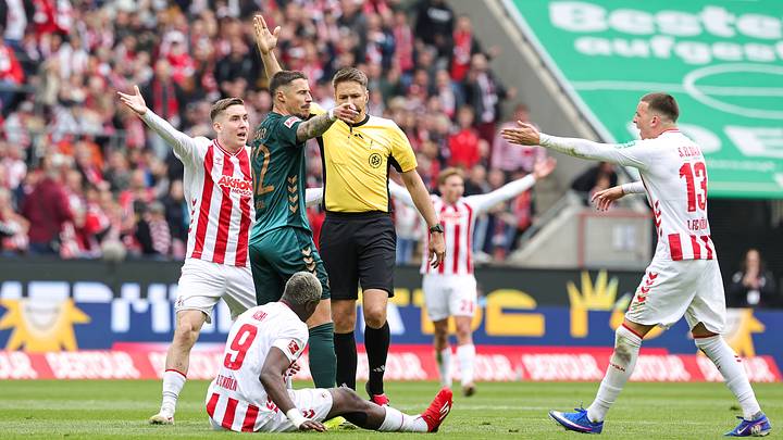 Werder haderte in Köln mit dem Schiedsrichter