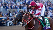 Forever Young held off Sierra Leone to win Saturday's $7 million Breeders' Cup Classic at Del Mar.