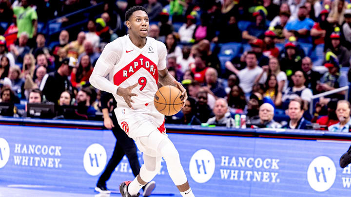 Toronto Raptors guard RJ Barrett could be a prop target tonight. Toronto Raptors guard RJ Barrett could be a prop target tonight.