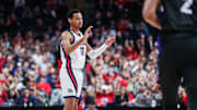 Gonzaga Bulldogs senior Nolan Hickman.
