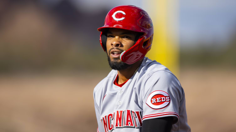 Cincinnati Reds outfielder Rece Hinds