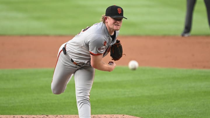 San Francisco Giants starting pitcher Logan Webb.